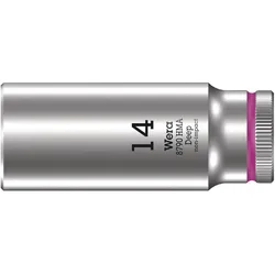 Wera 8790 HMA Deep Steckschlüsseleinsatz mit 1/4"-Antrieb Pink - 05004511001 - Pink