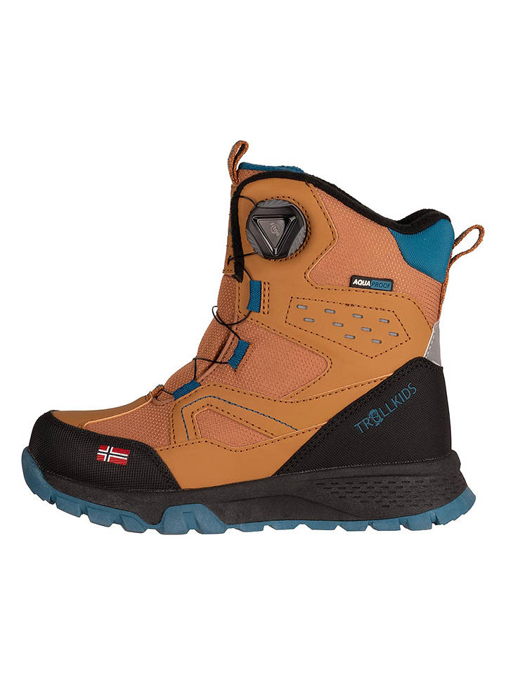 Trollkids Winterboots "Kirkenes" in Orange - 33