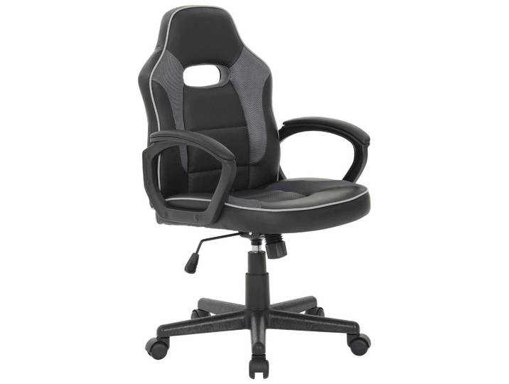 Drehstuhl Thea Grau/Schwarz