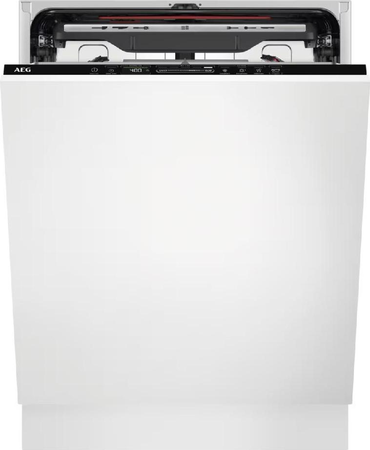 AEG FSE74707P, Voll integriert, Standardgröße (60 cm), Schwarz, Touchsteuerung, 1,6 m, Zusammenklappbar