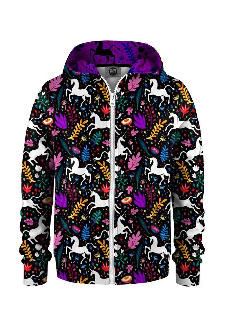 "Folk Unicorn" Zip Hoodie