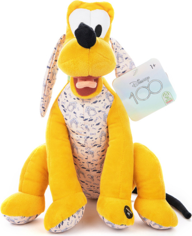 PADU Pluto knuffel hond met geluid, 28 cm