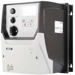 Eaton 169352 Frequenzumrichter, 230 V AC, 1-phasig, 10.5 A, 2.2 kW, IP66/NEMA 4X, Funkentstörfilter, OLED-Anzeige, Lokale Bedienelemente