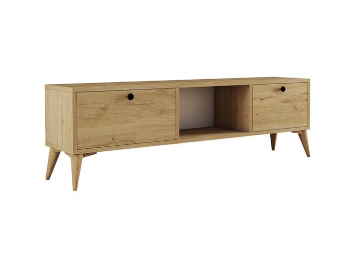 TV-Möbel Georis Eiche Holzwerkstoff B 138 cm