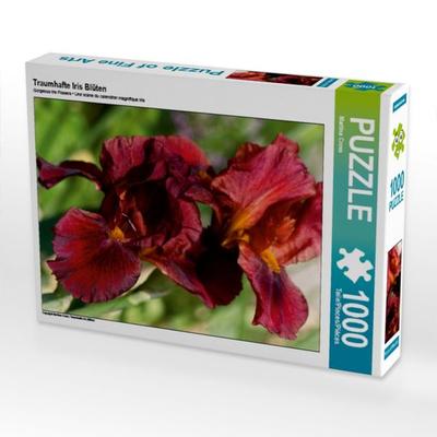 CALVENDO Puzzle Traumhafte Iris Blüten | 1000 Teile Lege-Größe 64x48cm Foto-Puzzle für glückliche Stunden