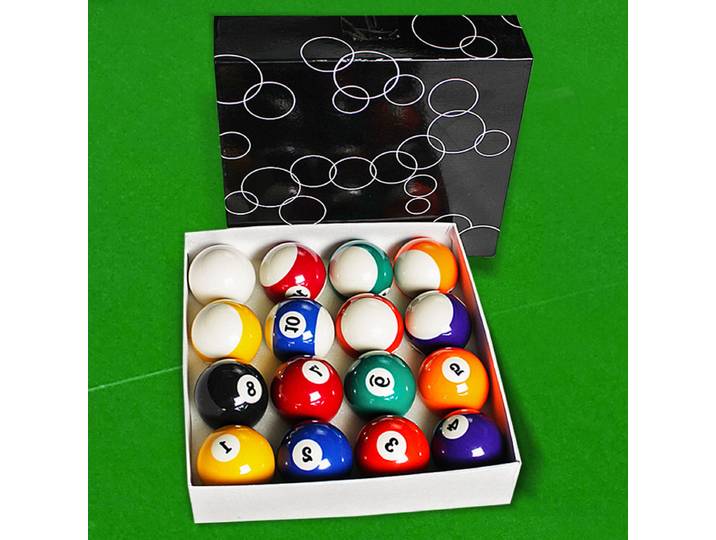 Standard Match Black huit billard américain, billard 572mm, grand billard en cristal, billard de Table 2-1/4, diamètre 5.72CM