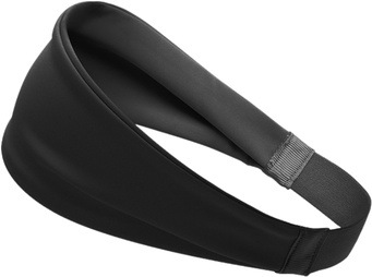 Market Central Non Slip Sports Headband For Running Yoga And Fitness Sweat Control black