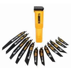 DeWalt 12-tlg. EXTREME Säbelsägeblätter-Set