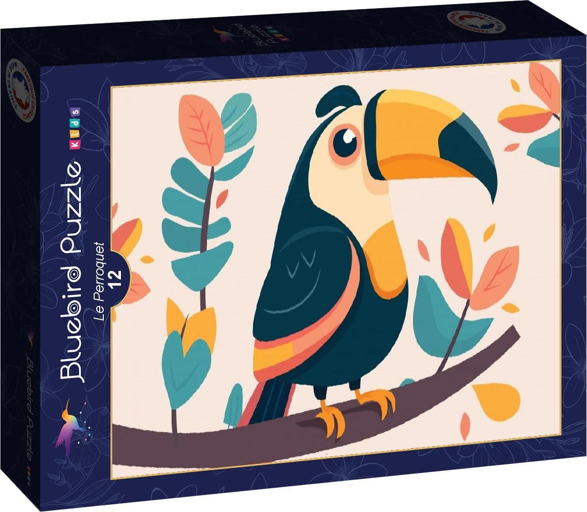 Bluebird Puzzle legpuzzel De Papegaai - 12 stukjes