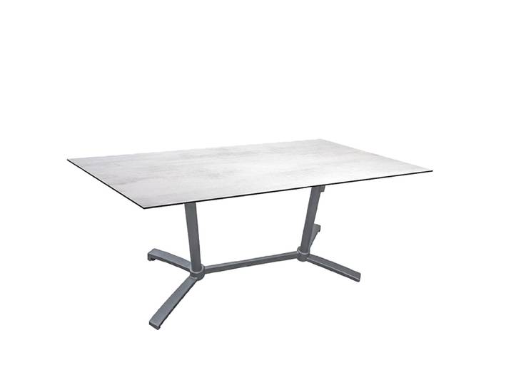 Stern Livorno Bistrotische set Aluminium graphit tischgestell mit
