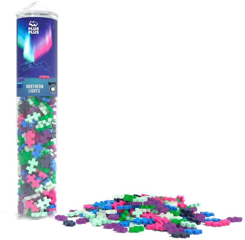 Méga tube Aurore boréale 240 pcs - Plus Plus