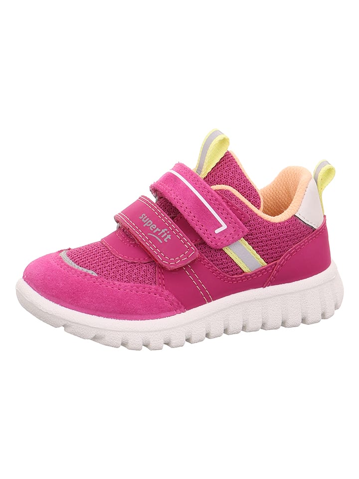 superfit Leder-Sneakers "Sport 7" in Pink - 23