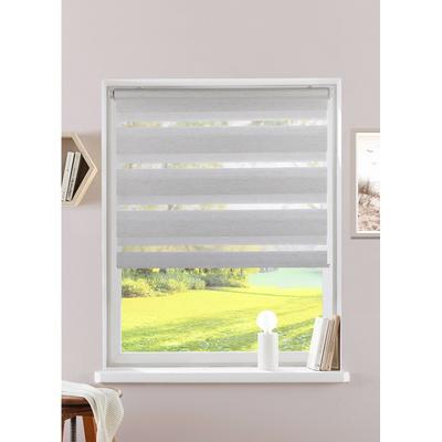Doppelrollo OTTO HOME "SORANA" Gr. 3, beige (hellbeige), B:60cm H:150cm, Polyester, Rollos, Rollo, Sonnenschutz, für Fenster & Tür, Melangeoptik-NEUHEIT
