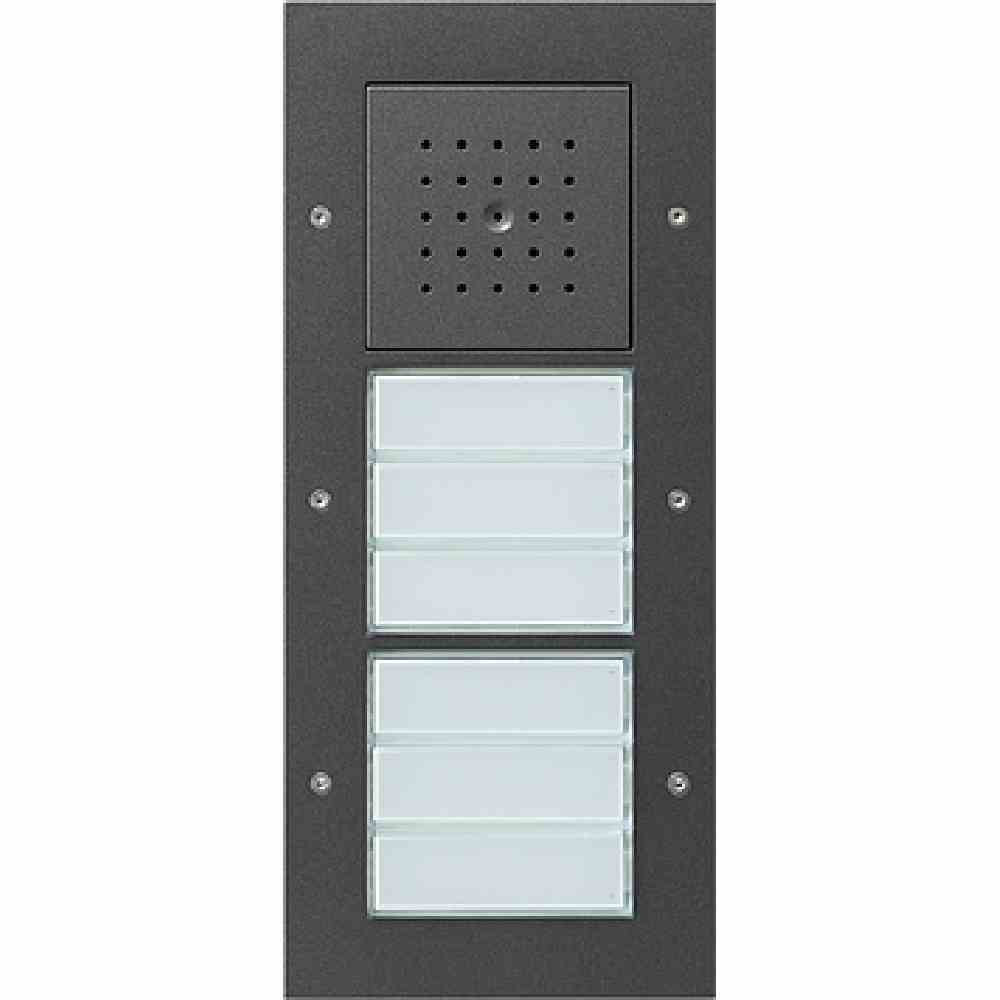 Gira Deuropvolger AP 6f Deurcommunicatiesysteem, Antraciet