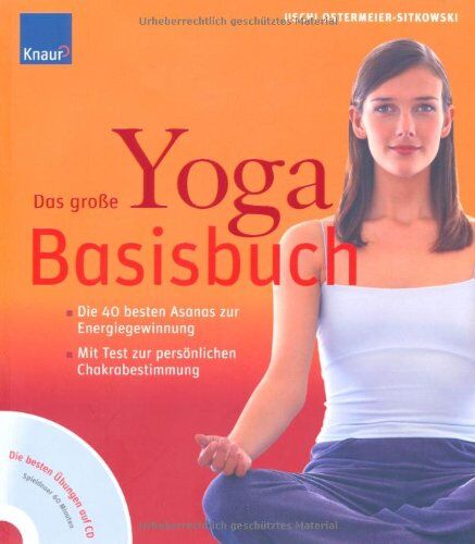 Uschi Ostermeier-Sitkowski - Das große Yoga-Basisbuch/Mit CD: Die 40 besten Asanas zur Energiegewinnung. Mit Test zur persönlichen Chakrabestimmung - Preis vom 17.10.2026 19:25:27 h