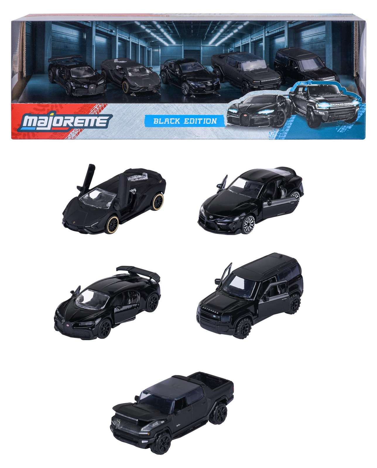 Majorette Majo Black Edition 5 stuks Giftpack voor kinderen vanaf 3 jaar