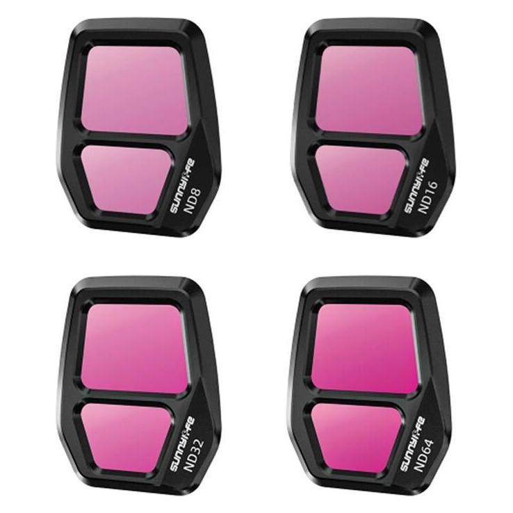Sunnylife A3S-FI926 lens filter for AIR 3S 4pcs Mixture ND8+ND16+ND32+ND64 (DJI Air 3s) (A3S-FI926)