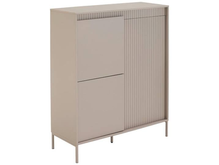Xora Highboard, Kaschmir, Metall, 6 Fächer, 102.8x123.2x40 cm, Bsci, Wohnzimmer, Kommoden & Sideboards, Highboards