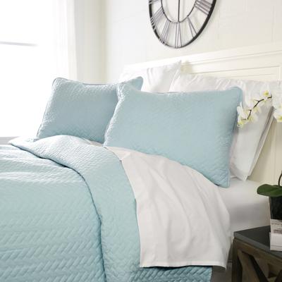 Soft Essentials Luxury Ultra Soft Herring Quilted Coverlet Set