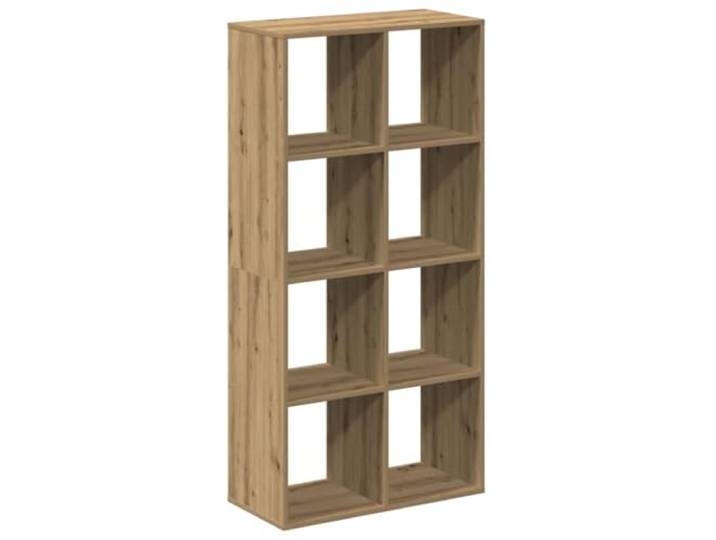HKLGBVCR Dub Artisan Raumteiler aus Holz 8 Würfelfächer, Wandbefestigung inklusive, horizontale oder vertikale Bodenaufstellung, skandinavischer Stil