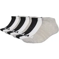 ADIDAS adidas Unisex Sneakersocken, 9er Pack - Thin & Light Sportswear Low Cut Socks, Logo, einfarbig, Größe 46-48 in Schwarz Schwarz