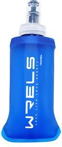 Perfect Picks Market Collapsible Silicone Water Bottle For Outdoor Adventures Portable & Space Saving For Hiking, Runn dark Blue 150ml