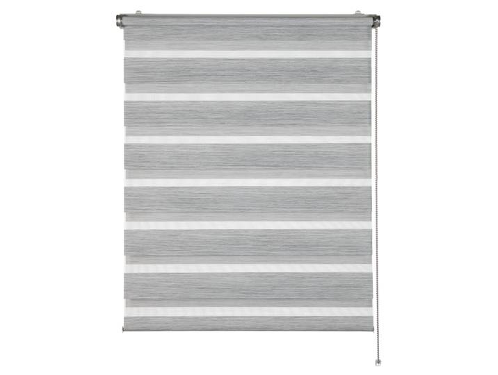 Doppelrollo Tilda , schwarz (anthrazit struktur), B:120cm H:150cm, Polyester, SCHÖNER WOHNEN-KOLLEKTION, Rollos, Doppelrollo, geklemmt, silberne oder weisse Rollo-Technik