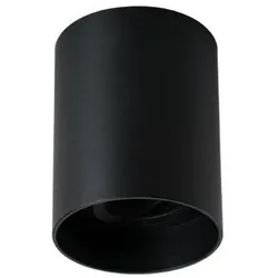 Brumberg 45100180 Decken-Anbaumodul rund, schwarz struktur, Durchmesser: 90 mm, Höhe: 115 mm, ver