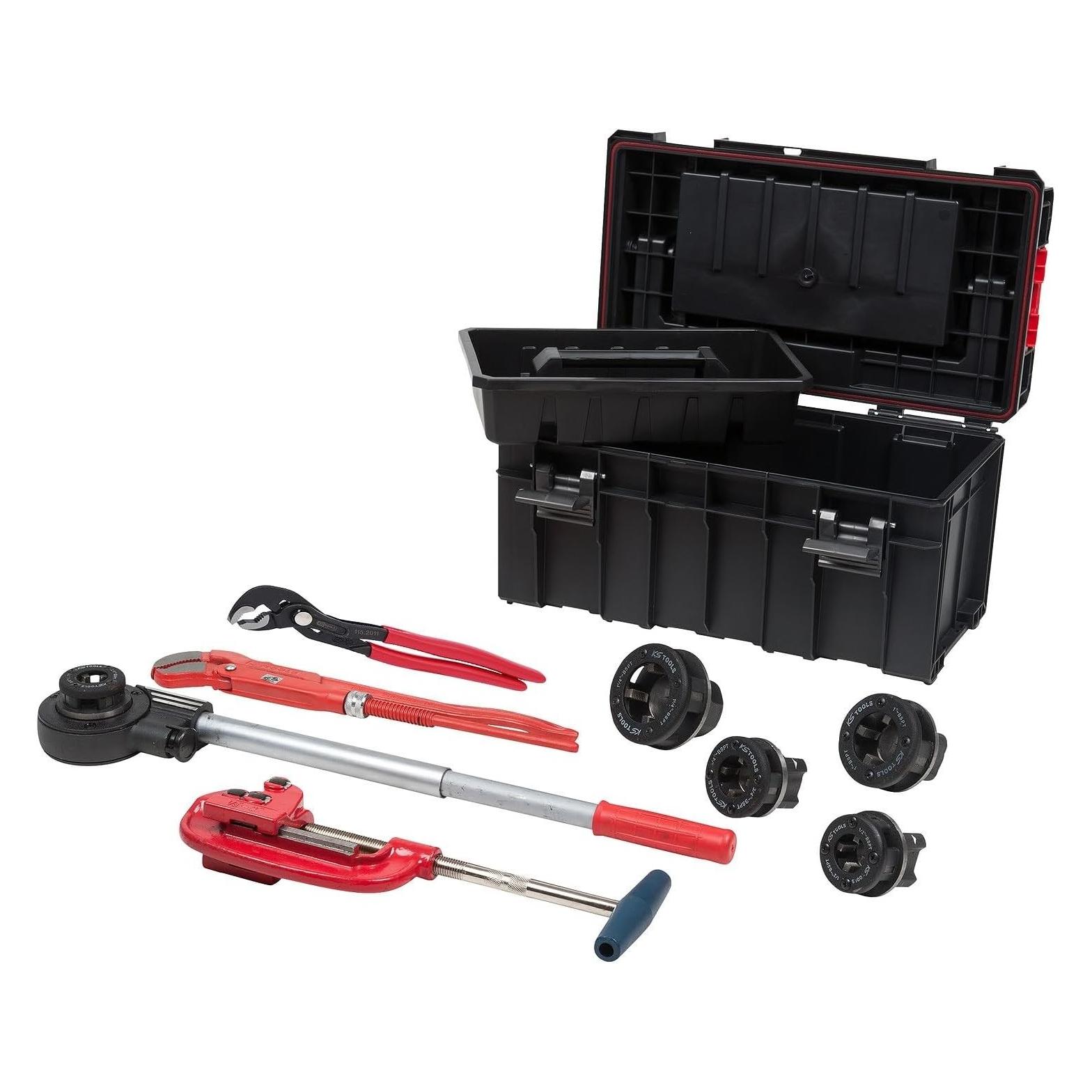 KS Tools Sanitär-Werkzeug-Satz, 8-teilig, Spezial-Werkzeugstahl (8 Teile) (987.0600)