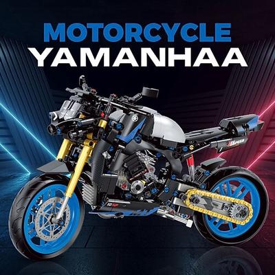 Technic Motorrad Modell Baustein Spielzeug Geschenk für Halloween Weihnachten