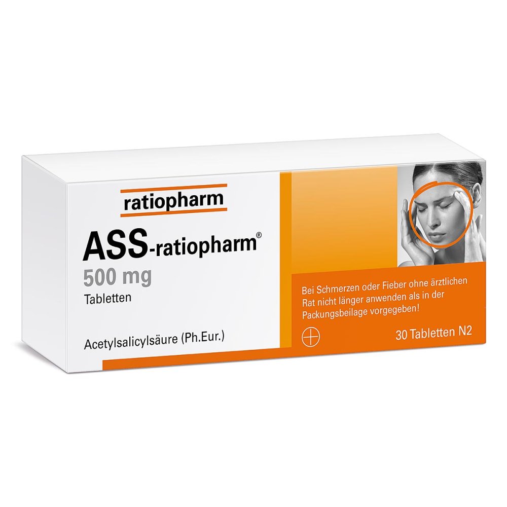 ratiopharm GmbH ASS-ratiopharm® 500 mg Tabletten 03403885