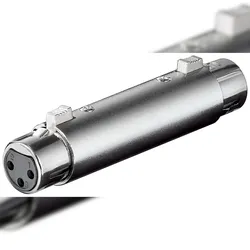 Goobay 27459 XLR Adapter/Kupplung, Buchse zu Buchse - XLR-Buchse (3-Pin) > XLR-Buchse (3-Pin)