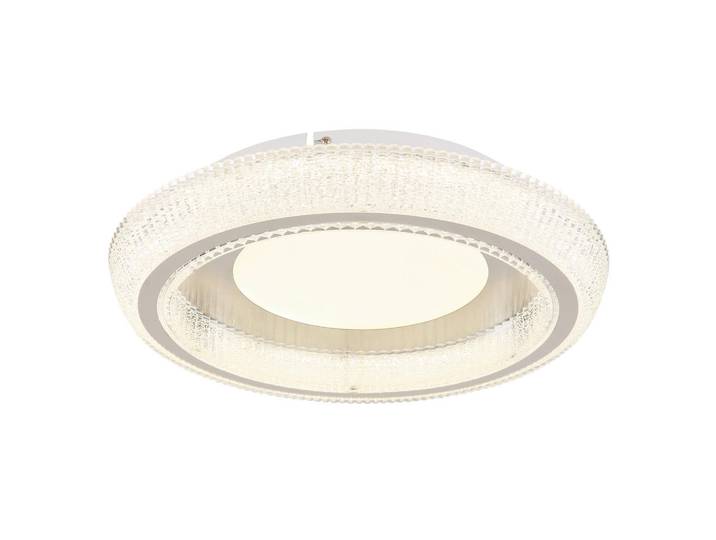 Globo Led-Deckenleuchte, Klar, Opal, Weiss, Nickelfarben, Metall, Kunststoff, 8.5 cm, Stufenschalter, Farbtemperaturwechsler, Lampen & Leuchten, Innenbeleuchtung, Deckenlampe, Deckenlampen