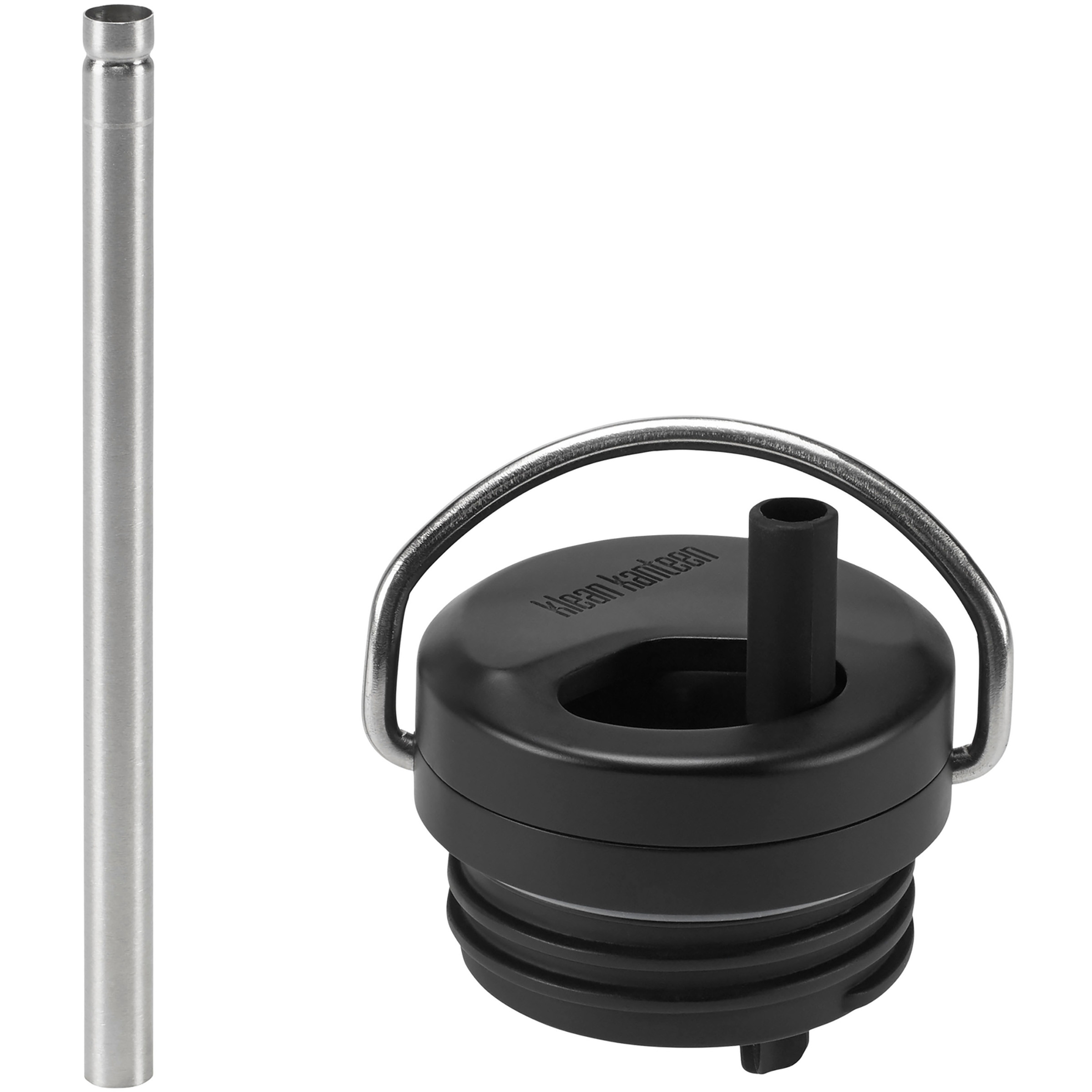 Klean Kanteen TKWide Twist Cap w/Straw Trinkflaschen Zubehör schwarz