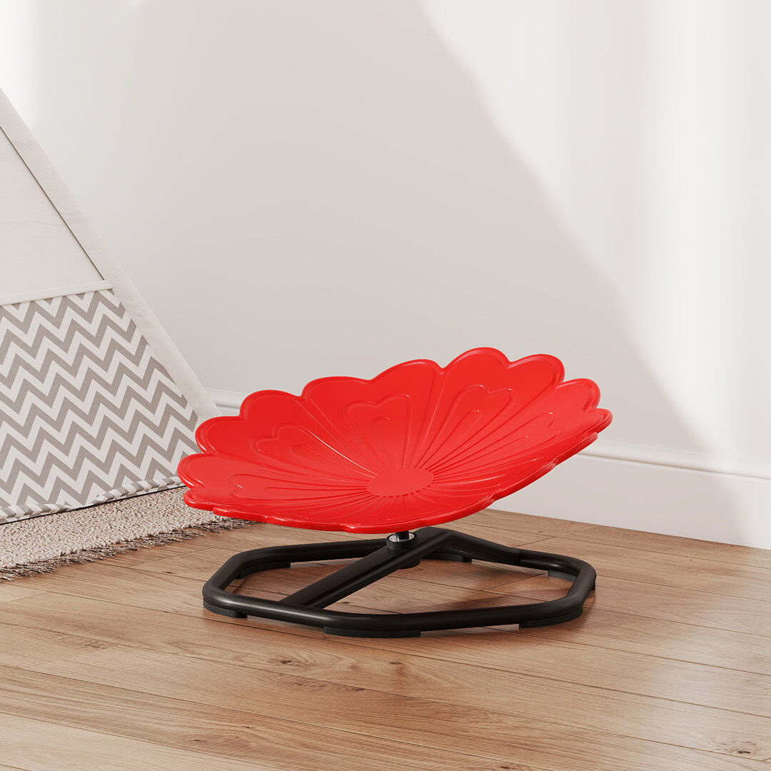 Isabelle & Max AIYAPLAY Sensory Spinning Chair, Kids Swivel Chair, Red Red 475.23cm H X 819.35cm W X 884.91cm D