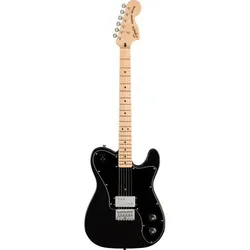 Squier Paranormal Esquire Deluxe MN Metallic Black elektrische gitaar (E-Gitarre), Gitarre, Schwarz