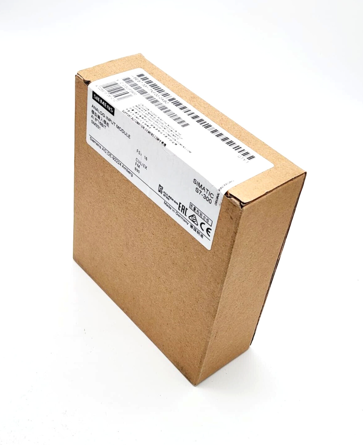 Siemens 6ES73317NF000AB0 SIMATIC S7-300 Analogeingabe SM331 8AE +/-5/10V 1-5V