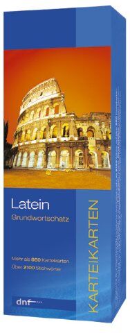 Karteikarten. Grundwortschatz Latein: Über 860 Karteikarten.Über 2100 Stichwörter. Mit Lautschrift - Preis vom 09.10.2026 07:28:09 h