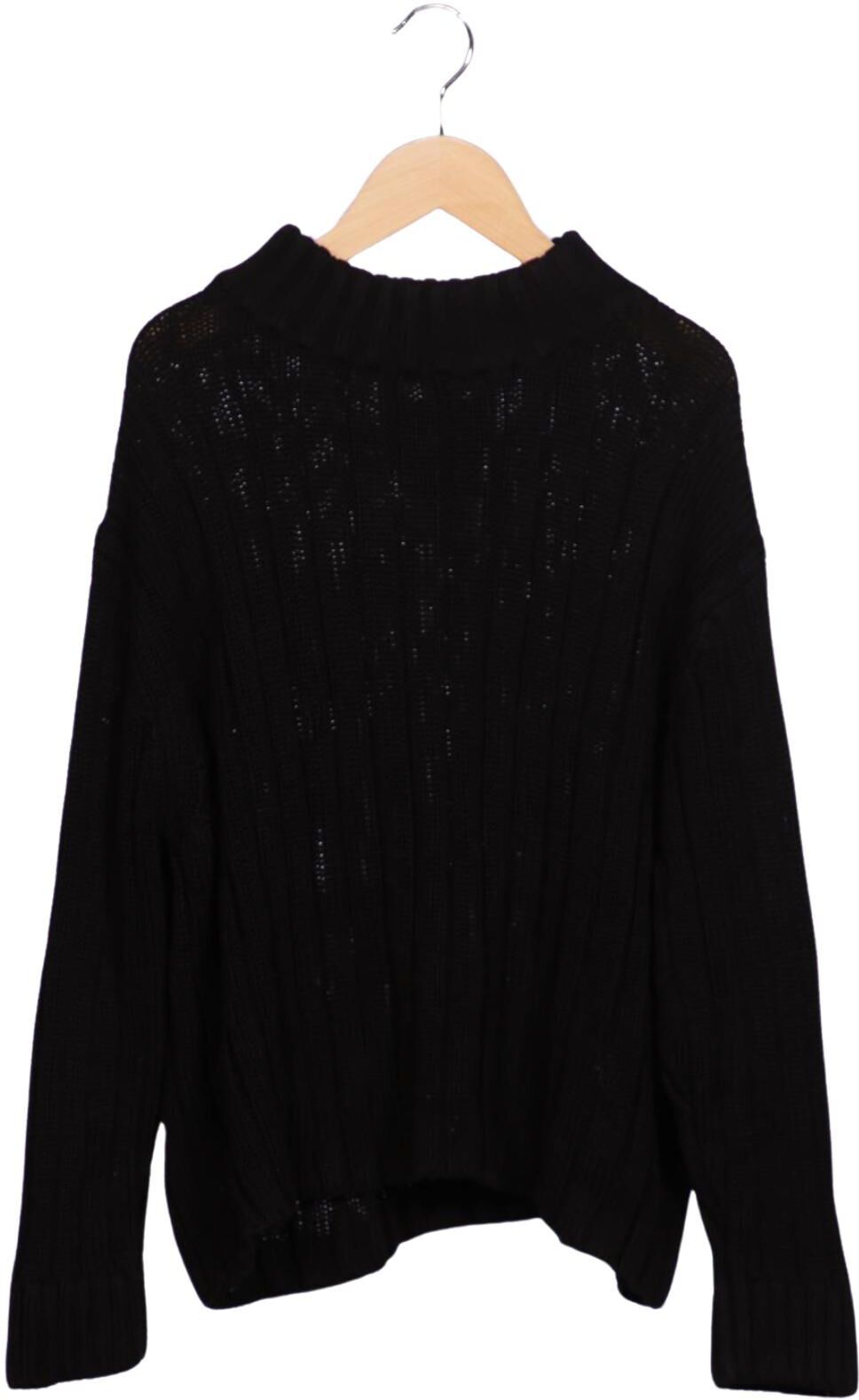 Weekday Damen Pullover, Schwarz, Gr. S, Modal / Baumwolle - Second Hand
