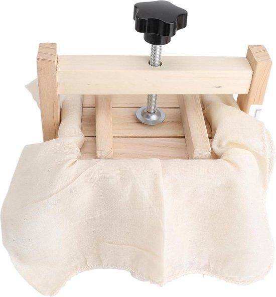 ZenithVibe Tofu Maker Kit - Houten Tofu-persvorm voor het maken van verse tofu - Type 4