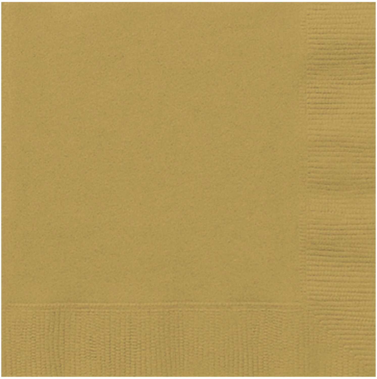 Metallic Gouden Servetten 20 stuks