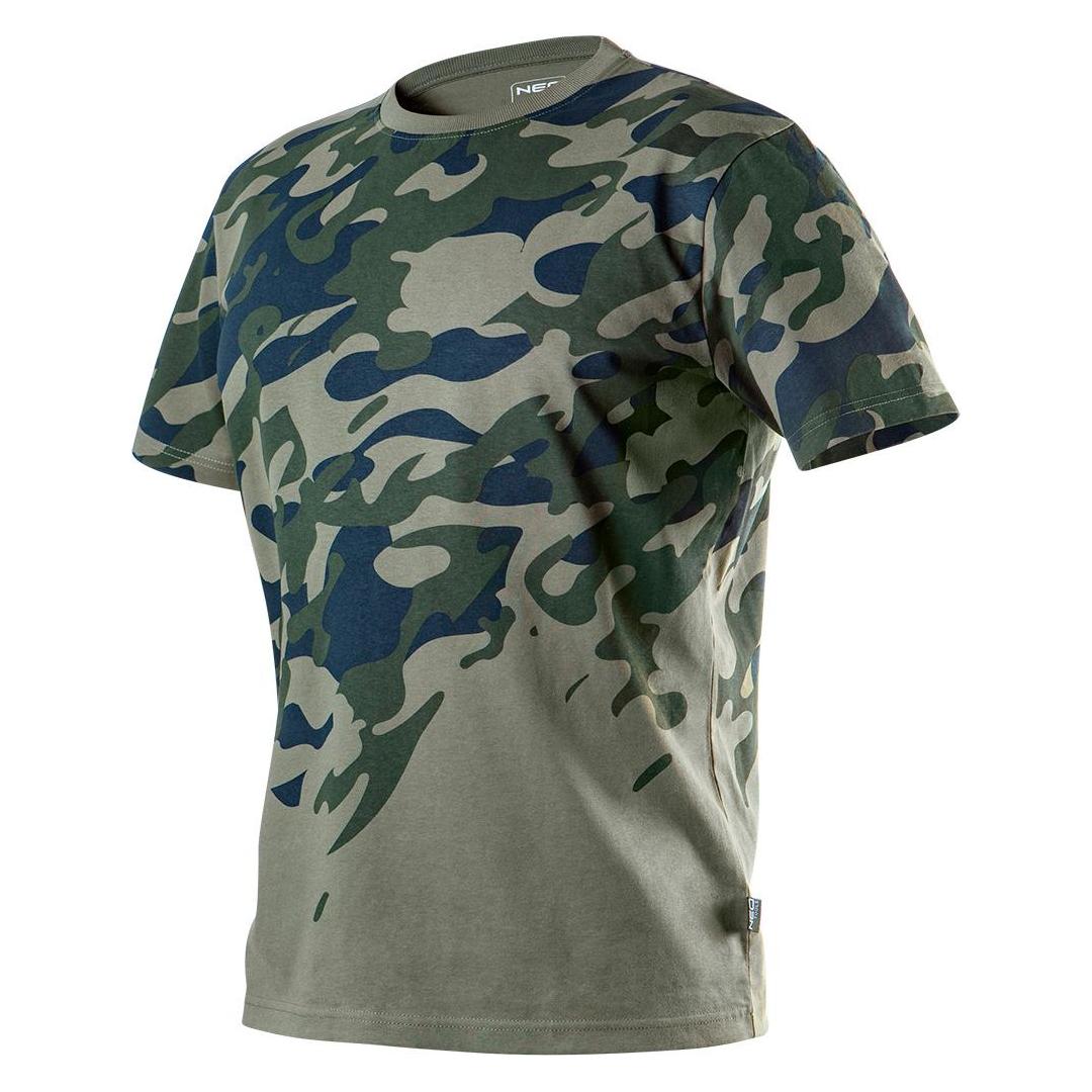 Neo Arbeits-T-Shirt olivenfarben CAMO, Grösse S (S) (81-613-S)
