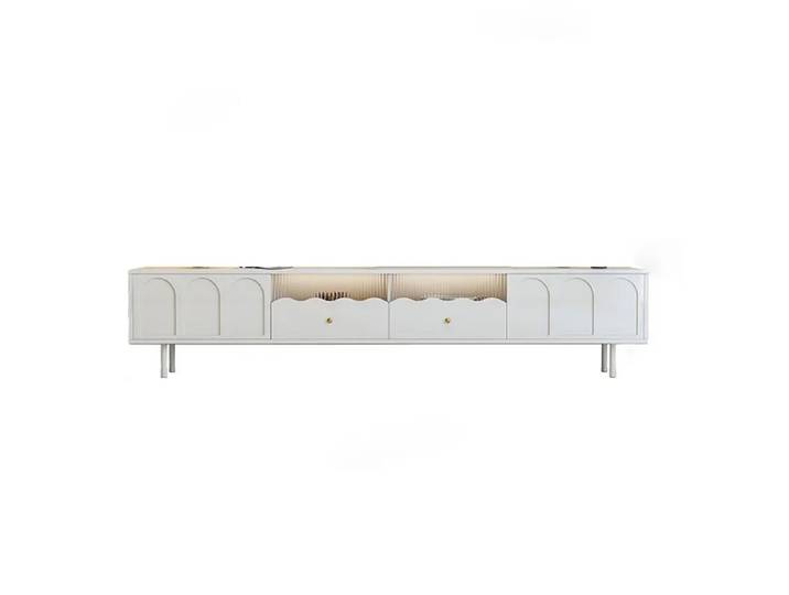 Meubles de Salon de luxe, meuble Tv, Table de Salon, Table de télévision en bois avec cheminée électrique pour la maison