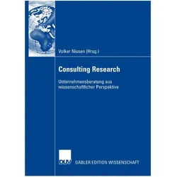 Consulting Research, Fachbücher von Volker Nissen
