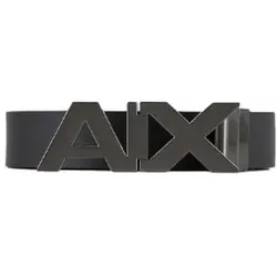 A|X Armani Exchange für Herren. 951058CC50543120 Ledergürtel schwarz, marineblau (36), Lässig, Klassisch