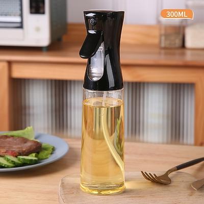 1 Stück, Backöl-Sprühflasche, Speiseölspender, 200 ml/300 ml Haustiermaterial-Ölsprüher, Heißluftfritteusen-Sprühflasche, Backzubehör für die Küche, Rapsöl-Sprühgerät, Salat, Zubereitung, Backen,