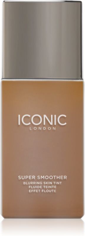 ICONIC London Super Smoother Blurring Skin Tint lightweight tinted moisturiser shade Warm Deep 30 ml