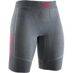 X-BIONIC Regulator Run Speed Laufshorts Damen dolomite grey melange/neon flamingo M