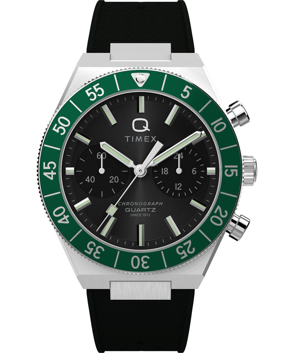 Timex Q Timex Continental Heren Horloge Zwart TW2Y56100