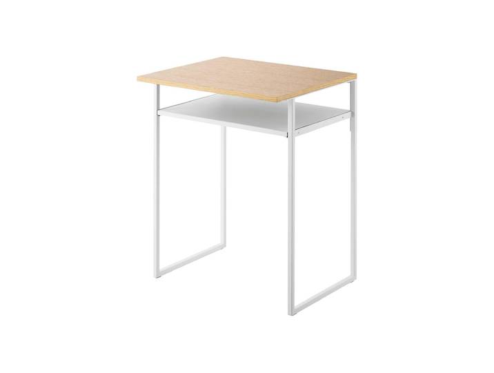 Beistelltisch YAMAZAKI Tower 53 x 45.2 x 66.8 cm , beige (weiß), B:45,2cm H:66,8cm T:53cm, Tische, Beistelltisch